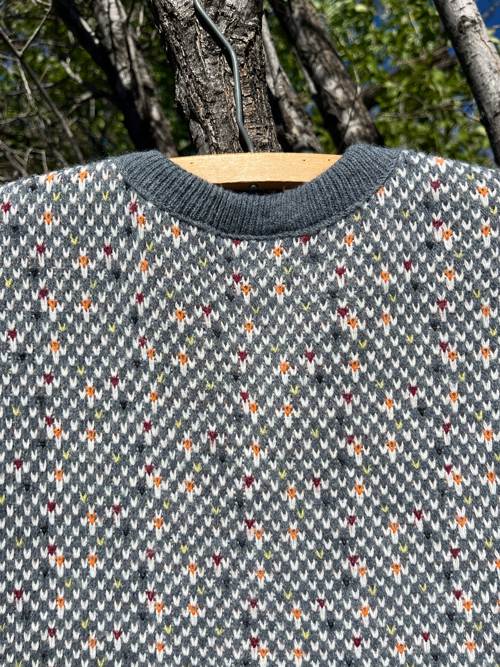 Vintage grey sweater vest