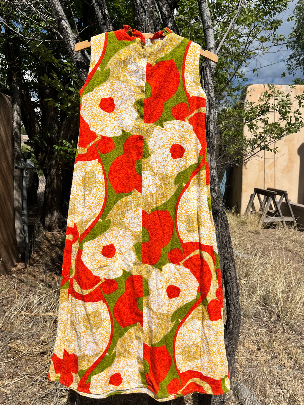 1960s Hawaiian maxi dress by Liberty House