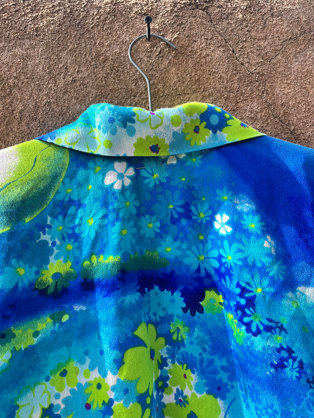 Vintage Two Potato Hawaiian barkcloth cape