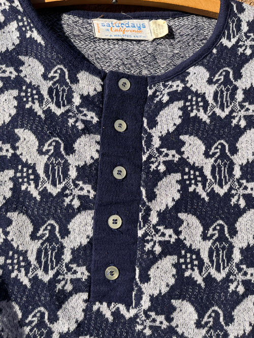 Vintage eagle novelty print shirt by Saturdays in California