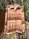 Vintage Novelty print shirt by Mr. Blackwell