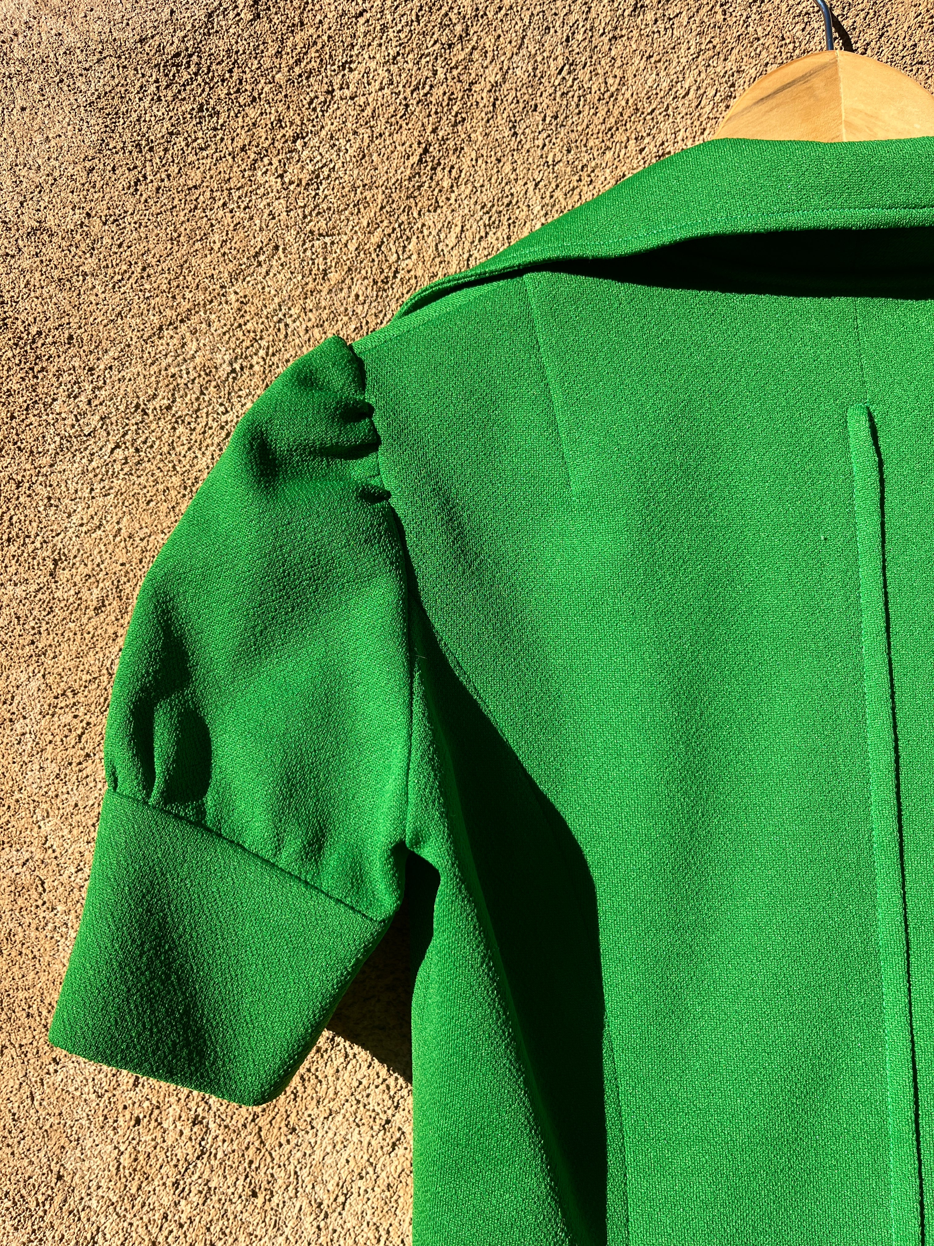 Vintage Grass Green mini dress