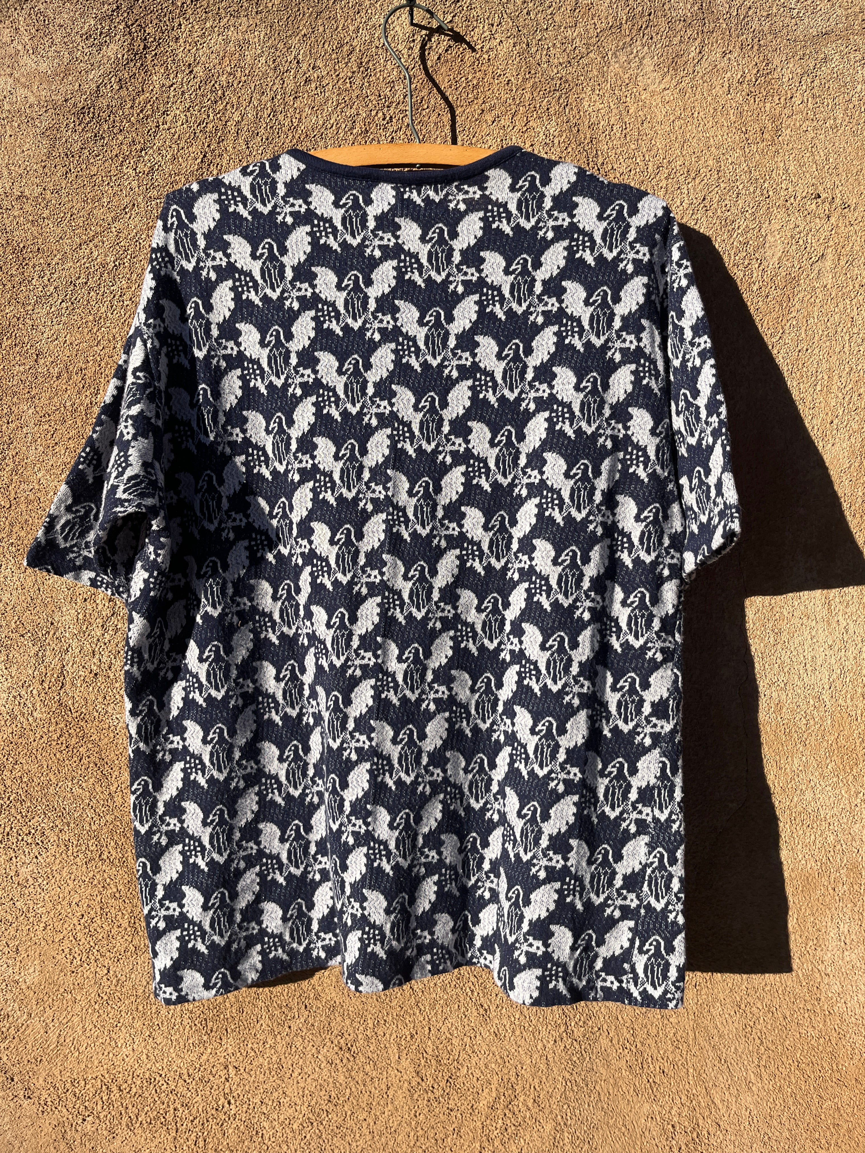 Vintage eagle novelty print shirt by Saturdays in California