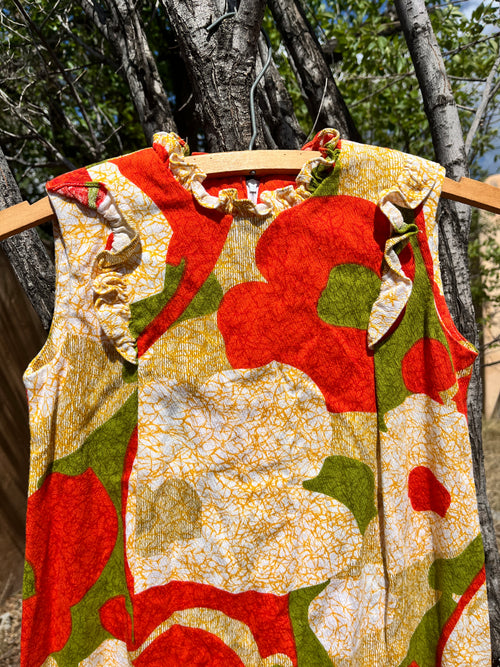 1960s Hawaiian maxi dress by Liberty House