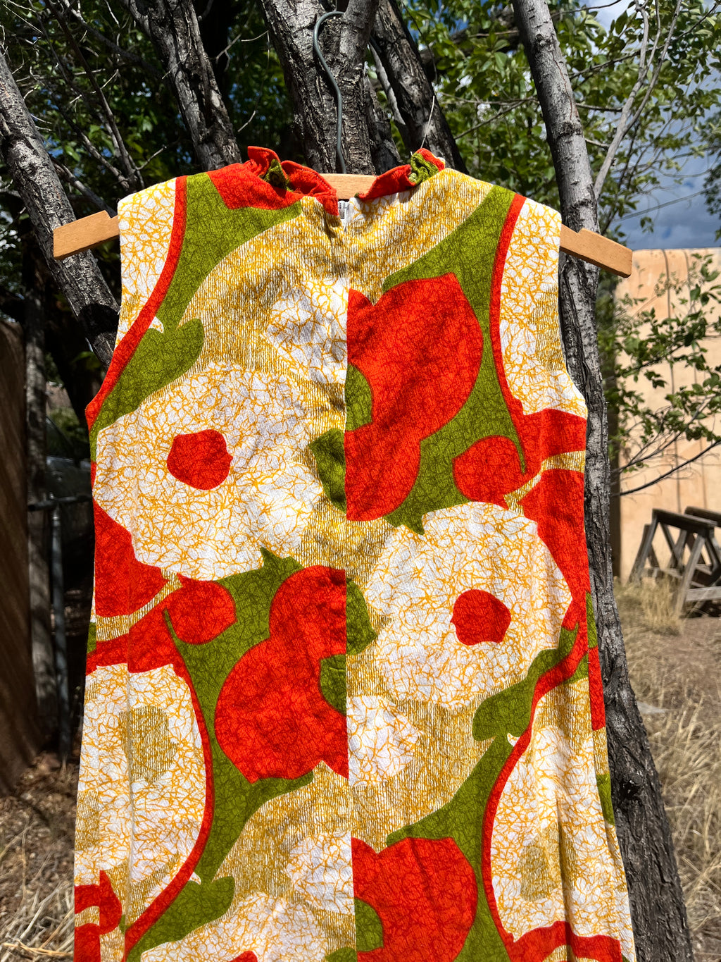 1960s Hawaiian maxi dress by Liberty House