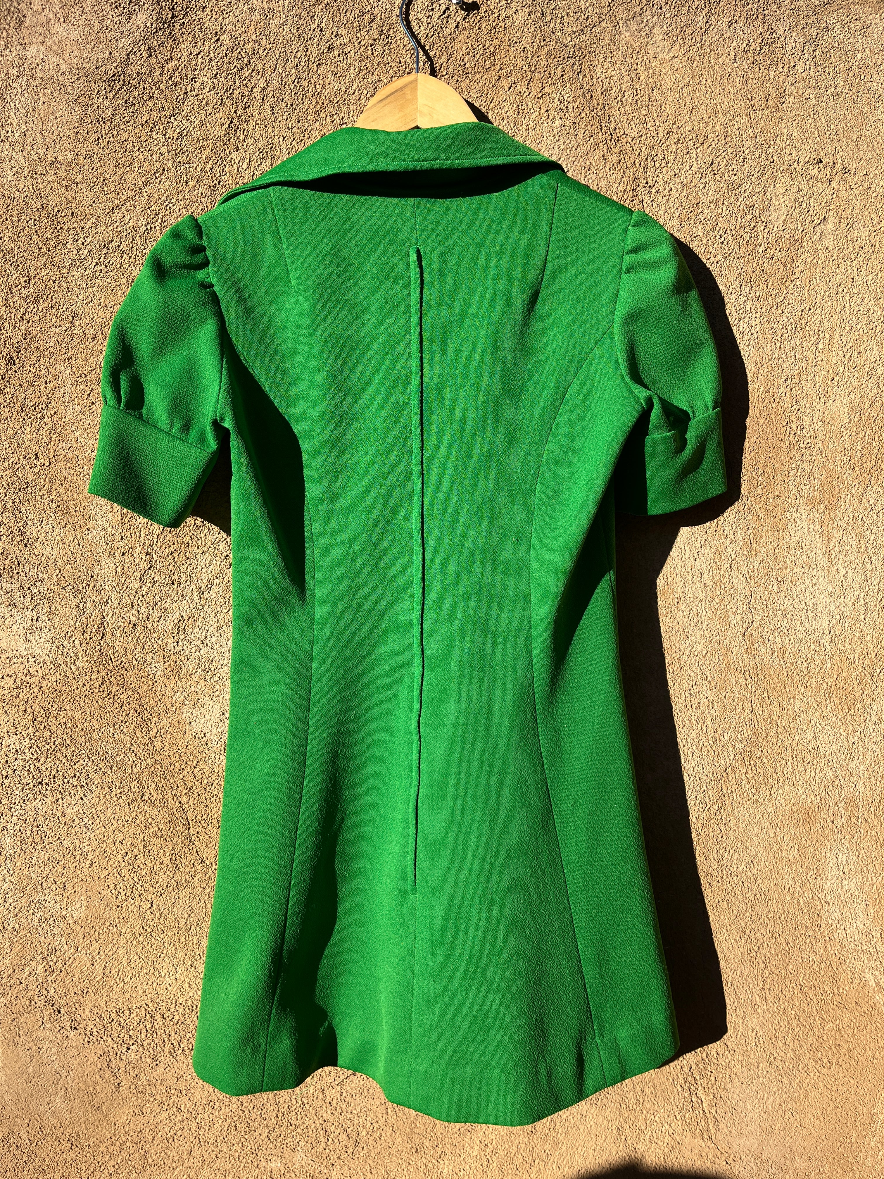 Vintage Grass Green mini dress