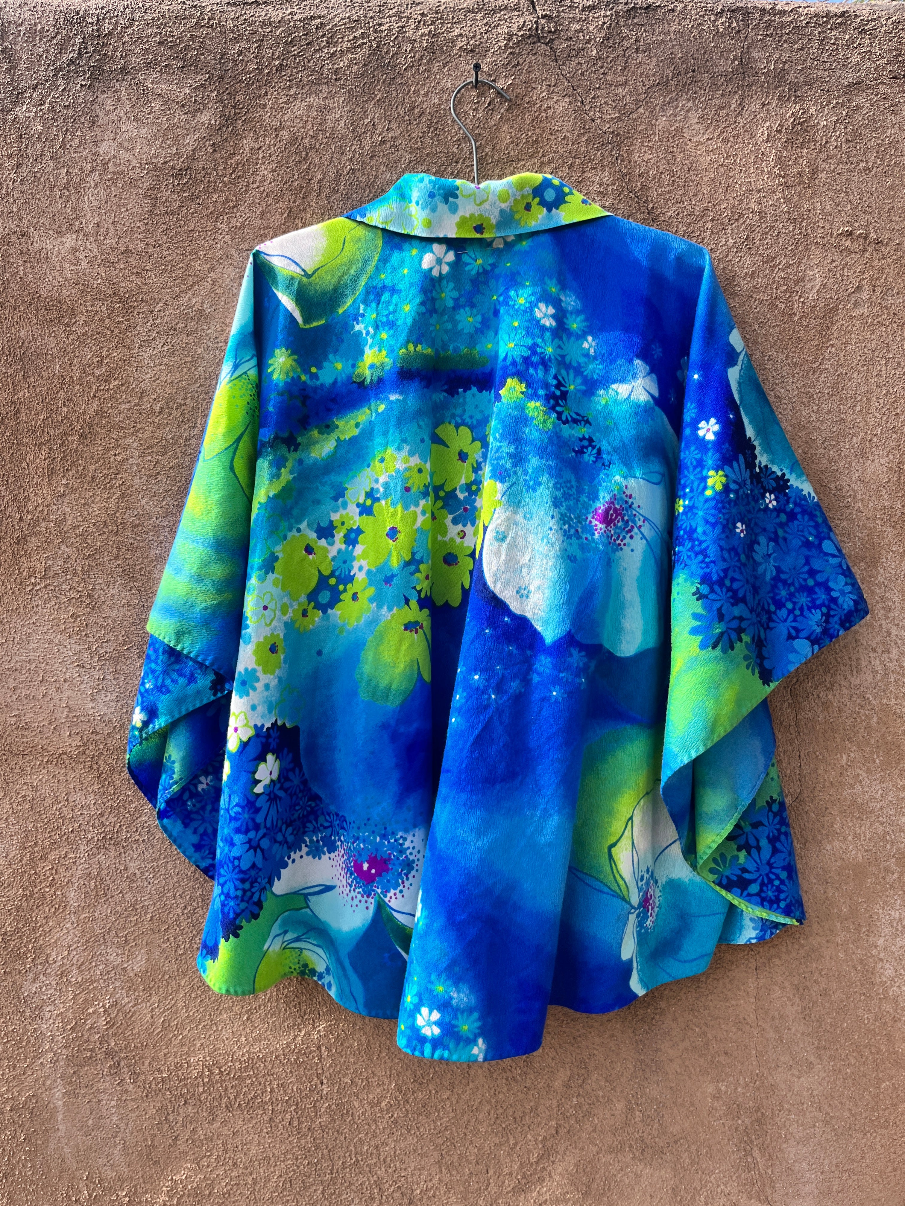 Vintage Two Potato Hawaiian barkcloth cape