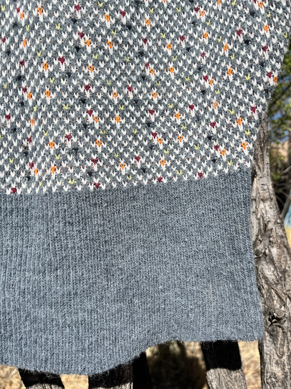 Vintage grey sweater vest